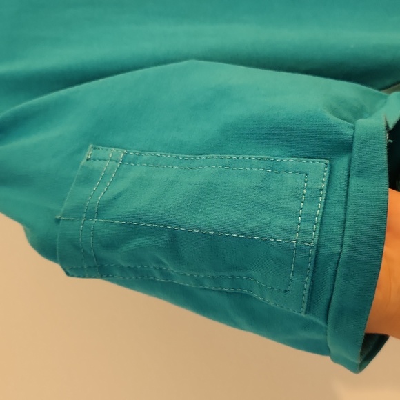 Jersey Stretch Scrub Top - Picture 3 of 3